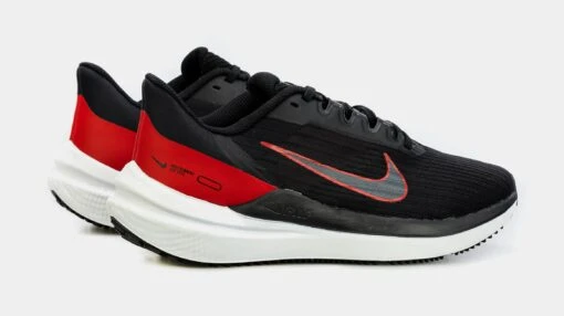 Nike Zoom Winflo Mens Running Shoes (Black/Red) -Nike f51c48fc936c11c0eda4d0ef4ea81f02