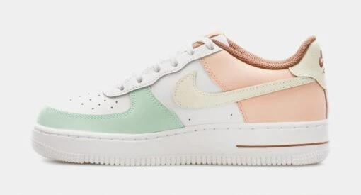 Nike Air Force 1 LV8 Grade School Lifestyle Shoes (White/Pink) -Nike f71a1408f1096171f7dd02fd7c2b916a