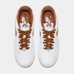 Nike Air Force 1 Low Pecan Mens Lifestyle Shoes (White/Brown) -Nike f758b8c7ad917808205b43c079fd8656