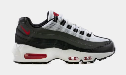 Nike Air Max 95 Recraft Grade School Lifestyle Shoe (Gray/Red) -Nike f8b1d2678ad6ddf0b3f0796a3b9e2ab9