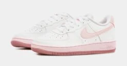 Nike Air Force 1 Preschool Basketball Shoes (White/Pink) -Nike f8caaed621e8903cd64c190066bae062