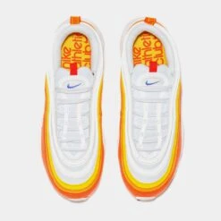 Nike Air Max 97 Athletic Club Mens Running Shoes (White/Orange) -Nike fa8f30f2a387d0c65801ec2dcf730faa