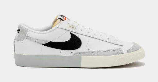 Nike Blazer Low ’77 Split Mens Lifestyle Shoes (White/Grey) -Nike fdabe6ab6b7c238bbf5e8146f9c948b0