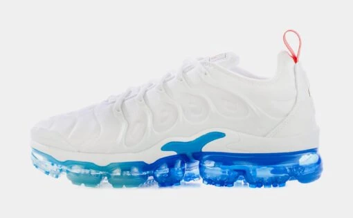 Nike VaporMax Plus Mens Running Shoes (White/Blue) -Nike fec3eeb2b92ee94857c8d095e982f0d8