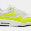 Nike Air Max 1 Volt Suede Womens Running Shoes (Volt/White) -Nike fecd78ad175793688f8196b7bd83cec9