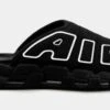 Nike Air More Uptempo Slide Mens Slides (Black) -Nike ff146dddeb7a2d9e7005c70aa3802e1a